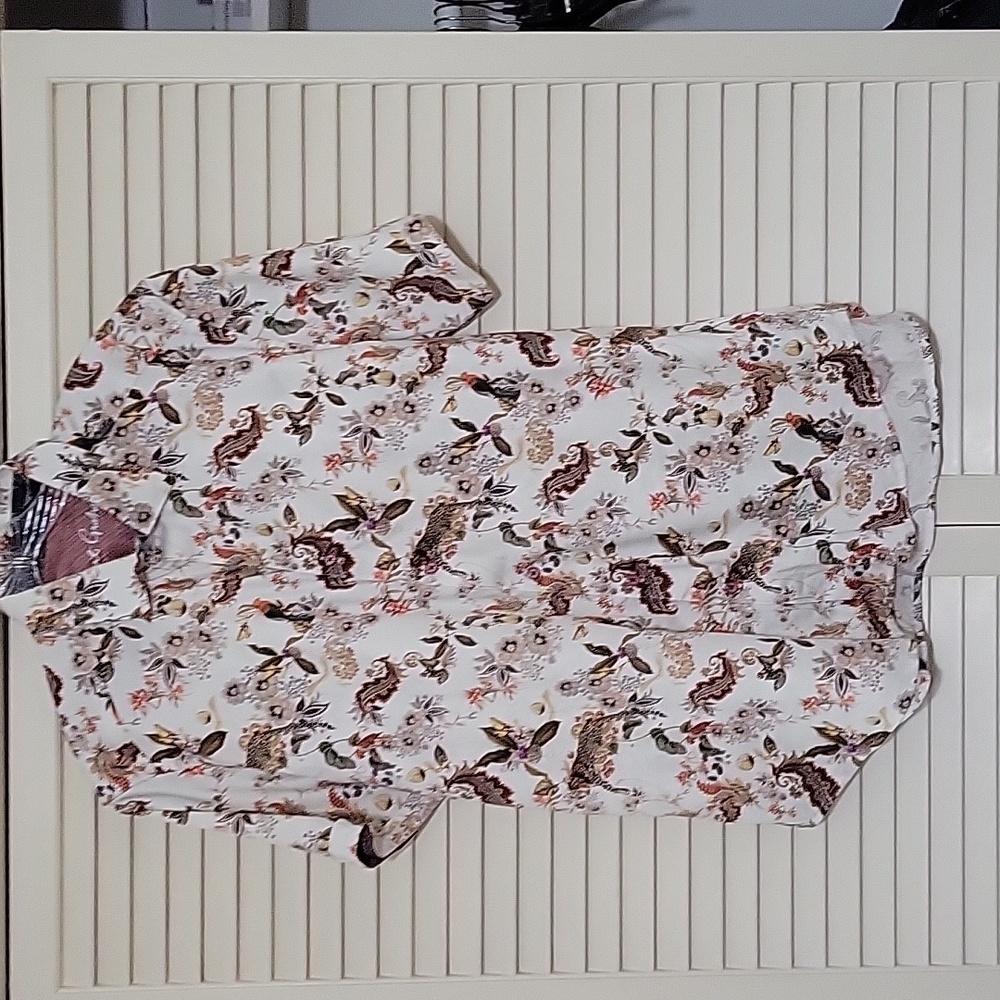 Robert Graham cotton shirt sz M